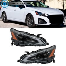For 2023-2025 Nissan Altima Headlights Full LED Projector Left+Right Pair Black picture