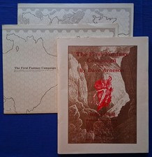 First Fantasy Campaign SC Booklet w/MAPS Dave Arneson 1977 D&D Judges Guild USA picture
