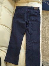 Orvis Five Pocket Blue Cotton Twill Pants 32