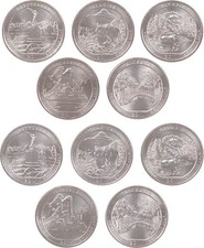 2011 P&D Quarter 10 Coin Set Clad Uncirculated Mint State picture