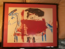 ORIGINAL MID-CENTURY MIXED MEDIA EXPRESSIONIST TATIANA FELLER (DUTCH 1936 -?) picture