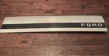 FORD TRUCK F150 F250 F350 TAILGATE TRIM PANEL BLACK REFLECTOR 87-96 picture