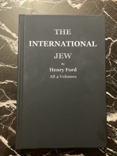 The International Jew - Henry Ford - Hardcover - All 4 Volumes in one book picture