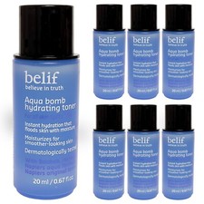 Belif Aqua Bomb Toner, Hydrating, 6 Bottles Travel Trial Size .67oz, 4oz Total picture