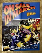 1993 WIZARD / IMAGE #20 RETAIL PROMO POSTER THE MAXX (FOLDED NEW) SAM KEITH ART* picture