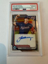 2024 Bowman - TRAVIS SYKORA (Bowman 1st) - Chrome Auto PSA 10 - #CPA-TSY picture
