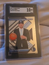 2018 -19 Panini Prizm #3 Luka Doncic Luck Of Rhe Lottery SGC 10 picture