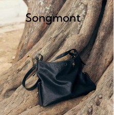 New Songmont Hobo Bag Vegetable Tanned Cowhide Shoulder Messenger Soft Bag Hot picture