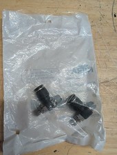 Qty (2) Nitra Pneumatic Elbow Flow Valve Meter Out 5/16 Tube 1/8 NPT FVS516-18N picture
