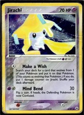 Jirachi 8/101 Holo R Hidden Legends Pokemon Holo DMG picture