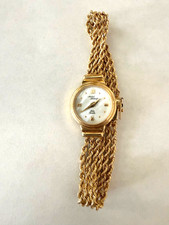 14k Yellow Gold Michael Anthony Ladies Quartz Wrist Watch picture