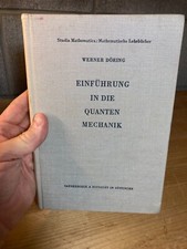 Einfuhrung In Die Quanten Mechanik Werner Doring 1962 Gottingen Vandenhoeck  picture