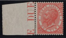 Kingdom 1863 “London” print De la Rue M.N.H. Cert. Diena picture