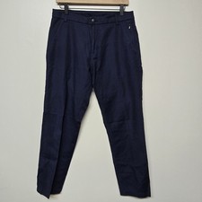 Lululemon Commission Pant Classic Swift Cotton Navy Men's 32x29 Performance picture