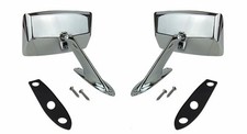 NEW 1980-1989 Bronco F-100 Standard Chrome Outside Mirror Right & Left W/ Convex picture