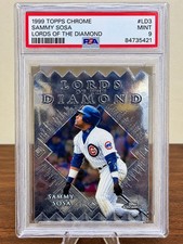 1999 Topps Chrome SAMMY SOSA Lords of the Diamond PSA 9 MINT INSERT Chicago Cubs picture