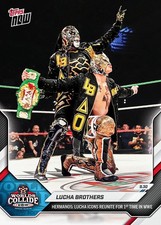 Lucha Brothers Hermanos Reunite - 2026 WWE Topps NOW - Card 103 Presale picture
