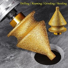4in1 Diamond Chamfer Bit Angle Grinder Tile Marble Hole Drill Edge Trimming Tool picture