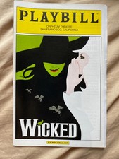 WICKED Broadway PLAYBILL (Oscar-Winner Patty Duke) RARE picture