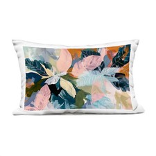 Stupell Industries Bright Tropical Oasis Leaves Outdoor Decorative Throw Pillow picture