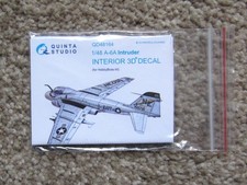 1/48 Quinta Studio A-6A Intruder Interior 3D* Decal for Hobby Boss. # QD48164 picture
