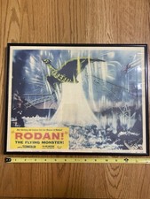 Rodan the Flying Monster, Reprint Of 1957 Sci-fi/Horror Poster, Framed picture