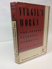 Virgil's Works The Aeneid, Eclogues, Georgics Modern Library 1950 HCDJ 75 Green picture