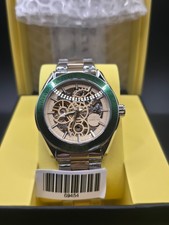 Invicta 69454 Objet D Art Excelsior 43mm Automatic Skeleton Green Bezel NIB picture