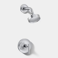 Kohler Purist TS14422-4-SN Polished Nickel Lever Shower Trim Kit w/ Head picture