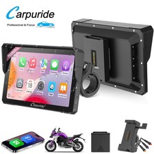 CARPURIDE W702RSPro Moto Carplay Screen with Radar BSD Wired Controller Navi GPS picture