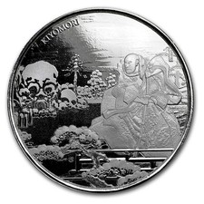 2018 Fiji 1 oz Silver Samurai BU picture