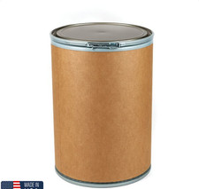 30 Gallon Fiber Drum, Lok-Rim ®, UN Rated, Steel Cover picture