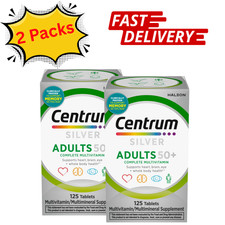 2pk Centrum Silver Adults 50 Plus Multivitamin With Vitamin C, D & E, 125 Count picture
