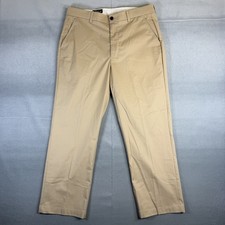Orvis Chino Pants Mens 34 Tan Most Comfortable Pant Flat Front Straight Leg NWT picture