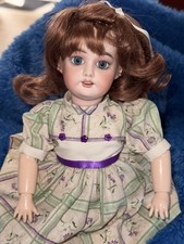 Antique Reproduction Jumeau Bleuette Doll Mignonette 11” picture