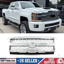 For 2017-2019 Chevrolet Silverado 2500 HD Front Bumper Grille Chrome 84580506 US picture