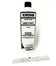 Krohn Stainless Anode & Heavy Duty Electro Cleaner Solution Electroclean Plating picture