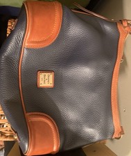 Dooney & Bourke Authentic Pebble Hobo Shoulder Handbag Bag - Blue picture