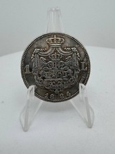 Carol I Regeal Romanie Coin 1 Leu 1884 B Romania picture