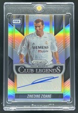 2025-26 Prizm FIFA Club Legends Silver Prizms #CL-ZZ Zinedine Zidane Auto /99 picture