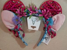 Disney Parks Avatar Pandora Beaded Floral Na'vi Ears Headband New 2026 picture