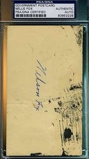 Nellie Nelson Fox Signed Psa/dna 1951 Gpc Authentic Autograph picture