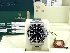 Rolex GMT Master II 116710LN 40mm Black Dial Ceramic Bezel Steel Box Papers picture