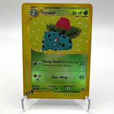 Ivysaur 082/165 Expedition Base Set Reverse Holo Uncommon HP *STICKERS ON BACK* picture