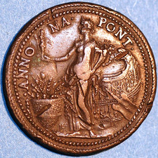 Papal States Restitution Medal 1700-1800 Jules III Annona picture