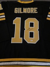 HAPPY GILMORE - ADAM SANDLER SIGNED Custom Hockey Jersey Boston Bruins COA Auto picture