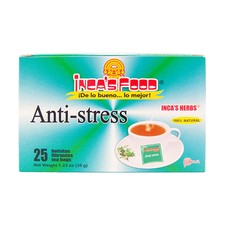 Inca's  Food. Anti-stress   Tea 25  Bags Pack X 2 Cajas Peruvian picture
