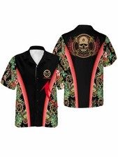 Mechanic Custom Name Personalized Mens Hawaiian Short Sleeve Shirt Fit DUTY PAID picture