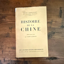 René Grousset - Histoire de la Chine, Les Grandes Études Historiques 7e éd PB picture