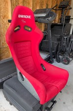 Genuine Red Bride Zieg 3 Silver Sparkle Black Bucket Seat picture
